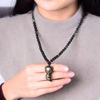 Pendentif "Renard Sage" en Obsidienne Dorée -  - L'Arbre des Chakras