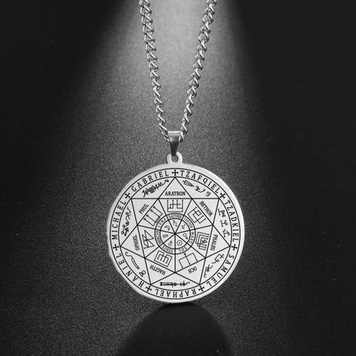 Pendentif Sceau des 7 Archanges - Argent - L'Arbre des Chakras