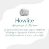 Pendentif "Yin-Yang" en Howlite & Obsidienne Noire -  - L'Arbre des Chakras