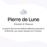 Pendentif "Pointe d’Équilibre" en Pierre de Lune - - L'Arbre des Chakras