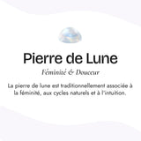 Pendentif "Pointe d’Équilibre" en Pierre de Lune - - L'Arbre des Chakras