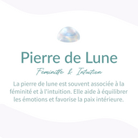 Bracelet "Sensibilité Féminine" en Pierre de Lune -  - L'Arbre des Chakras