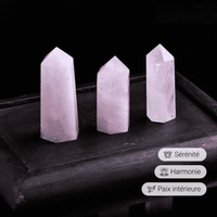 Pointe de Sommeil en Quartz Rose -  - L'Arbre des Chakras