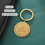 Porte-Clés Sceau des 7 Archanges - - L'Arbre des Chakras