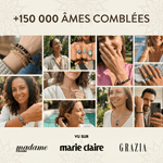 Collier "Croissant de Lune" en Pierre de Lune - - L'Arbre des Chakras