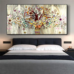 Toile Arbre de Vie - Art Moderne -  - L'Arbre des Chakras