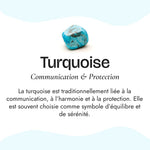 Boucles d’Oreilles "Douce Harmonie" en Turquoise - - L'Arbre des Chakras
