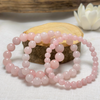 Bracelet "Amour Inconditionnel" en Quartz Rose - - L'Arbre des Chakras