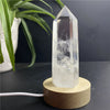 Lampe de Guérison en Cristal de Roche -  - L&#39;Arbre des Chakras