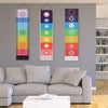 Décoration Murale &quot;7 Chakras&quot; en Coton -  - L&#39;Arbre des Chakras
