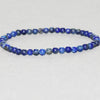 Bracelet Fin en Pierres Naturelles de 4mm - Lapis Lazuli / 17cm - L&#39;Arbre des Chakras