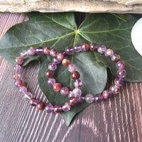 Bracelet "Âme de Lumière" en Auralite 23 -  - L'Arbre des Chakras