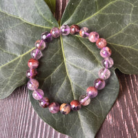 Bracelet "Âme de Lumière" en Auralite 23 -  - L'Arbre des Chakras