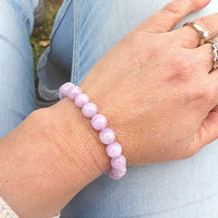 Bracelet "Calme Émotionnel" en Kunzite -  - L'Arbre des Chakras