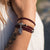 Bracelet "Abondance" en Grenat