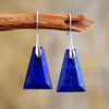Boucles d&#39;Oreilles Minimalistes en Lapis Lazuli -  - L&#39;Arbre des Chakras