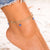 Bracelet de Cheville Oeil Bleu -  - L'Arbre des Chakras