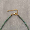 Collier Goutte en Amazonite &amp; Perles de Jaspe -  - L&#39;Arbre des Chakras