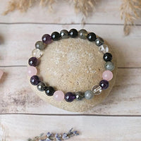 Bracelet "Haute Vibration" en Pierres Naturelles -  - L'Arbre des Chakras