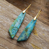 Boucles d&#39;Oreilles Pendantes en Jaspe -  - L&#39;Arbre des Chakras