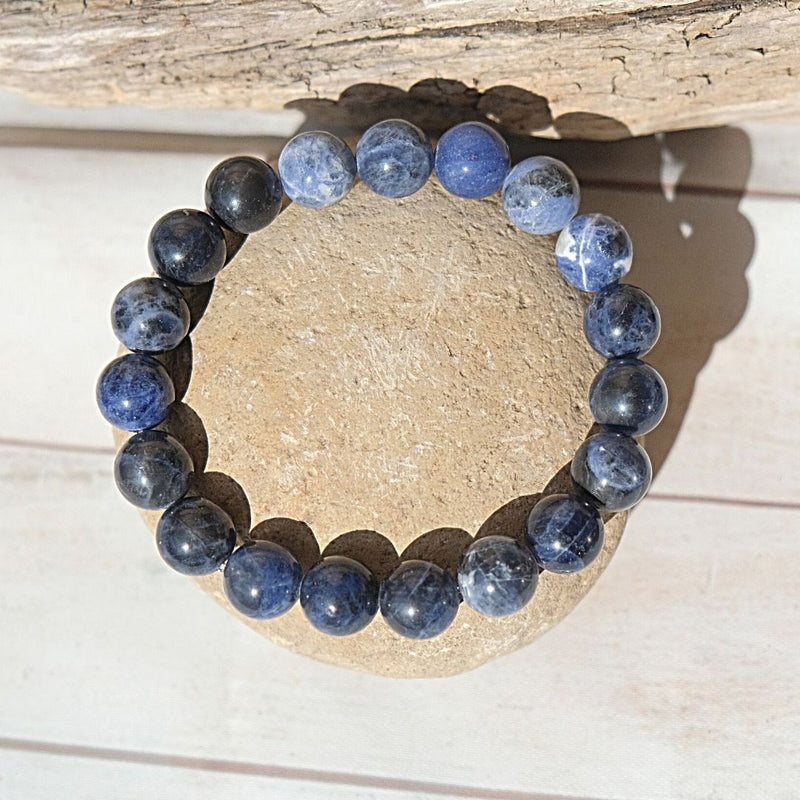 Bracelet &quot;Quiétude&quot; en Sodalite -  - L&#39;Arbre des Chakras