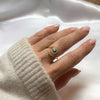 Bague Ajustable Oeil Bleu Porte-Bonheur -  - L&#39;Arbre des Chakras