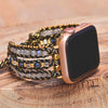 Bracelet Wrap Apple Watch en Labradorite - 42-45mm - L&#39;Arbre des Chakras