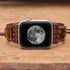 Bracelet Wrap Apple Watch en Oeil de Tigre -  - L&#39;Arbre des Chakras
