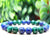 Bracelet "Bien-Être Émotionnel" en Lapis Lazuli & Malachite - 17cm - L'Arbre des Chakras