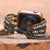 Bracelet Wrap Apple Watch en Labradorite -  - L&#39;Arbre des Chakras