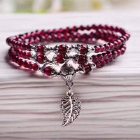 Bracelet "Abondance" en Grenat -  - L'Arbre des Chakras