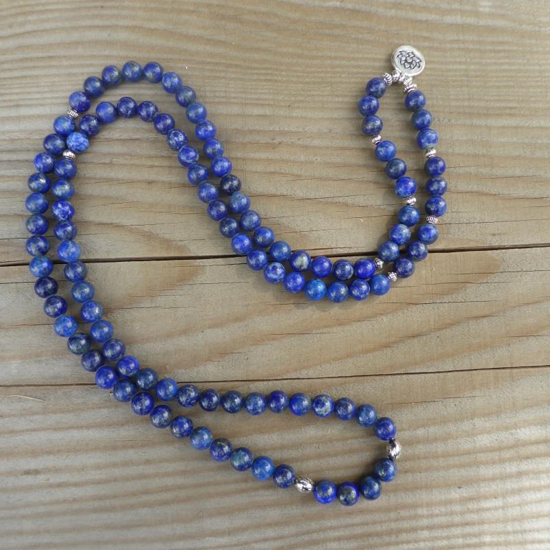 Bracelet Mala "Amitié" en Lapis Lazuli -  - L'Arbre des Chakras