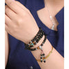 Bracelet Mala "Bouddhiste" en Obsidienne Noire & Dorée -  - L'Arbre des Chakras