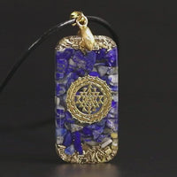 Pendentif Orgonite "Énergie Cosmique" en Lapis Lazuli