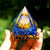 Orgonite "Lotus Divin" en Lapis Lazuli & Quartz Rose -  - L'Arbre des Chakras