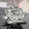 Fleur de Lotus en Cristal - 80mm / Cristal transparent - L&#39;Arbre des Chakras